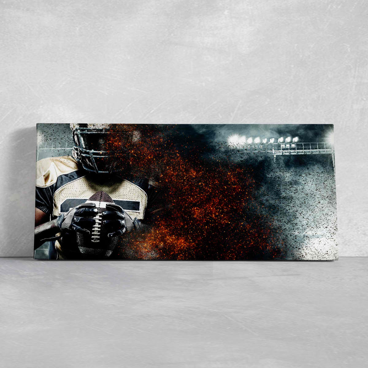 Abstract Football Wall Art Canvas Print-Stunning Canvas Prints