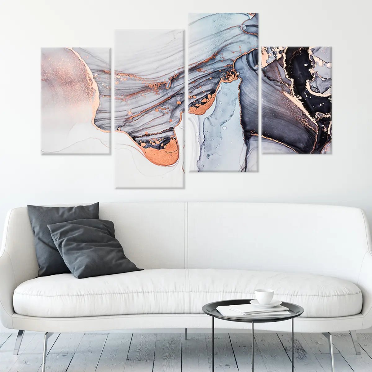 Abstract Cosmic Marble Wall Art For Living Room Wall-Stunning Canvas Prints