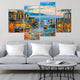 Abstract San Francisco Skyline Wall Art Canvas-Stunning Canvas Prints