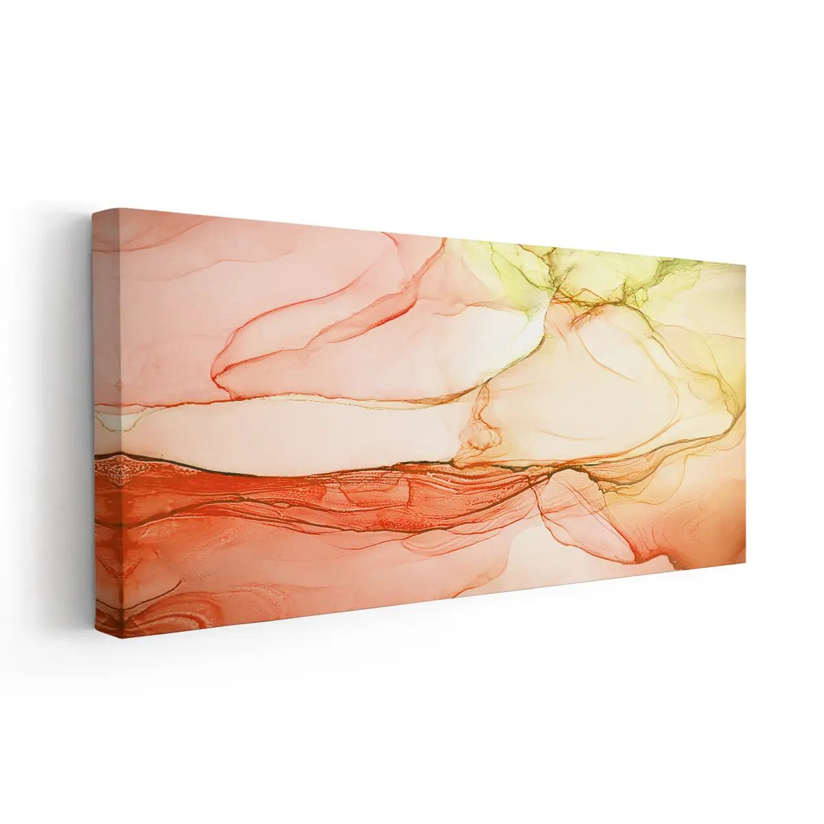 Abstract Sunset Waves Wall Art For Living Room-Stunning Canvas Prints