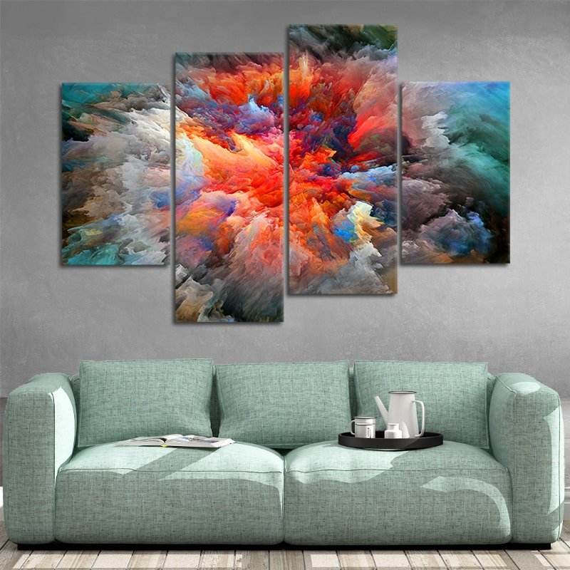 Large Modern Colorful Abstract Wall Art For Living Room Wall-Stunning Canvas Prints
