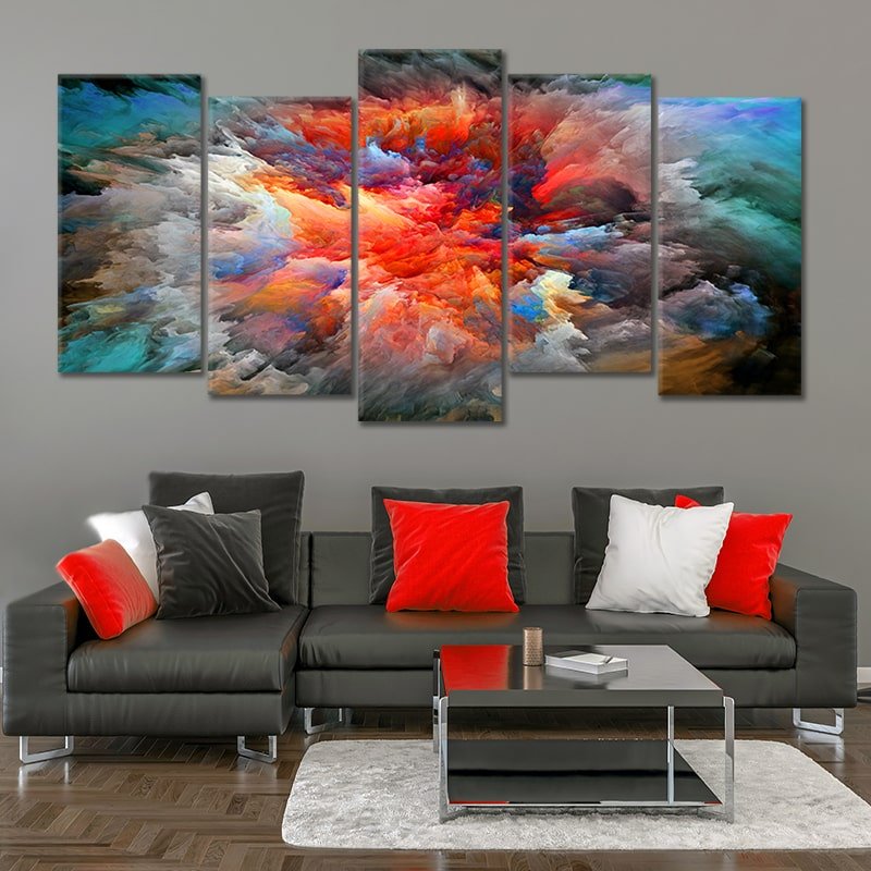 Large Modern Colorful Abstract Wall Art For Living Room Wall-Stunning Canvas Prints