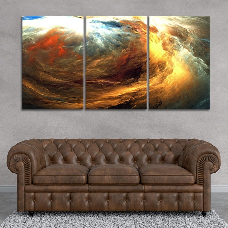 Large Colorful Abstract Storm Wall Art For Living Room Wall-Stunning Canvas Prints