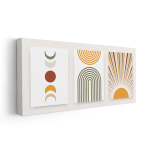 Sun And Moon Abstract Wall Art-Stunning Canvas Prints
