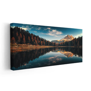 Dolmites Lake Wall Art Canvas-Stunning Canvas Prints