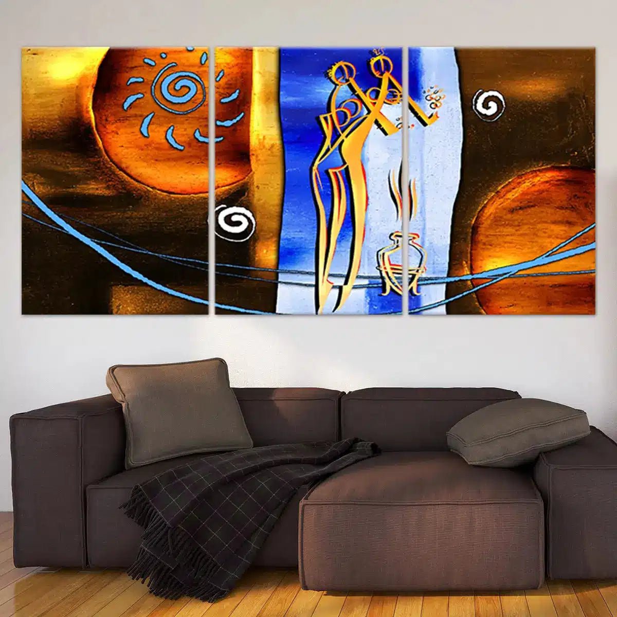African Rhythm Abstract Wall Art-Stunning Canvas Prints