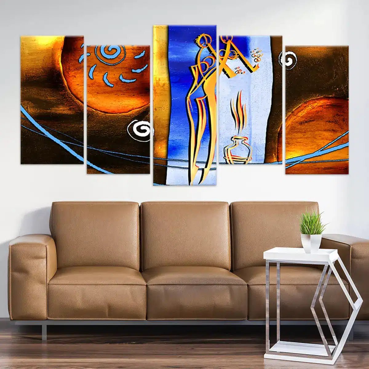 African Rhythm Abstract Wall Art-Stunning Canvas Prints