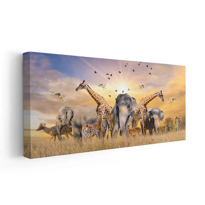African Safari Animals Wall Art-Stunning Canvas Prints