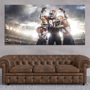 Football Team Wall Art Canvas Print-Stunning Canvas Prints