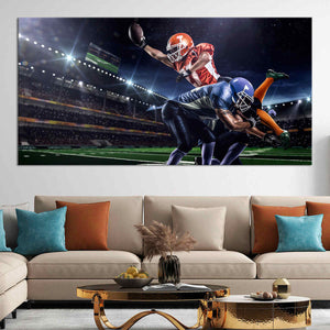 Football Players Wall Art Canvas Print-Stunning Canvas Prints