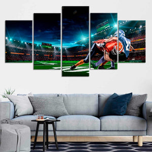 Football Tackle Wall Art Canvas Print-Stunning Canvas Prints