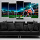 Football Tackle Wall Art Canvas Print-Stunning Canvas Prints
