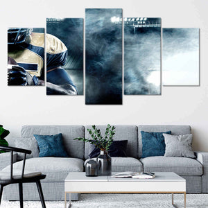 American Football Player Wall Art Canvas Print-Stunning Canvas Prints