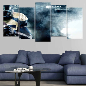 American Football Player Wall Art Canvas Print-Stunning Canvas Prints
