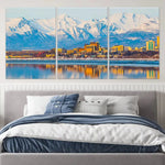 Anchorage Skyline Alaska Wall Art-Stunning Canvas Prints