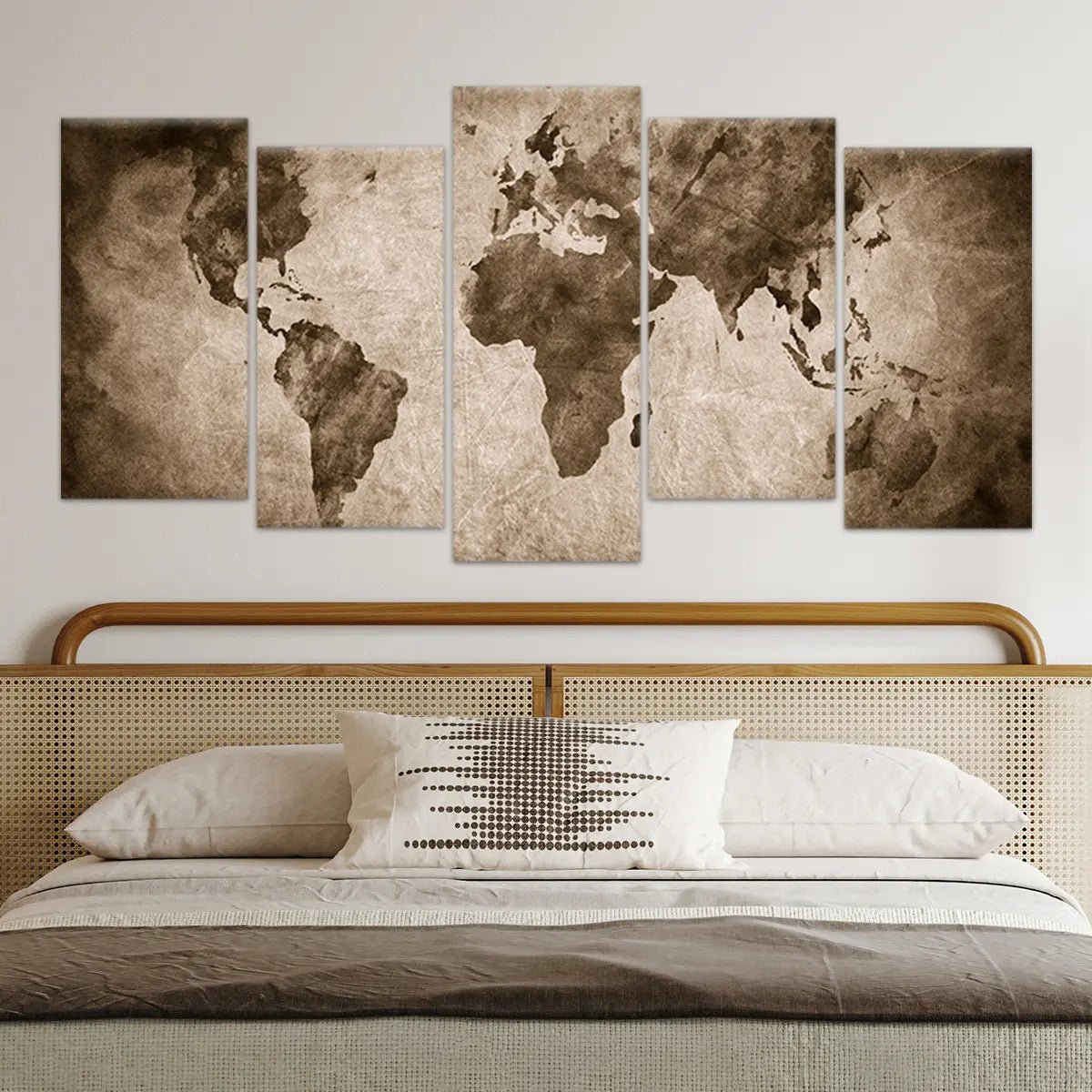 Ancient World Map Wall Art Canvas Print-Stunning Canvas Prints