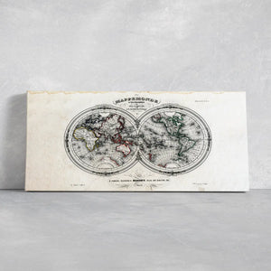 Antique World Map Wall Art Canvas Print-Stunning Canvas Prints