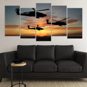 AH-64 Apache Helicopters Wall Art Canvas Print-Stunning Canvas Prints