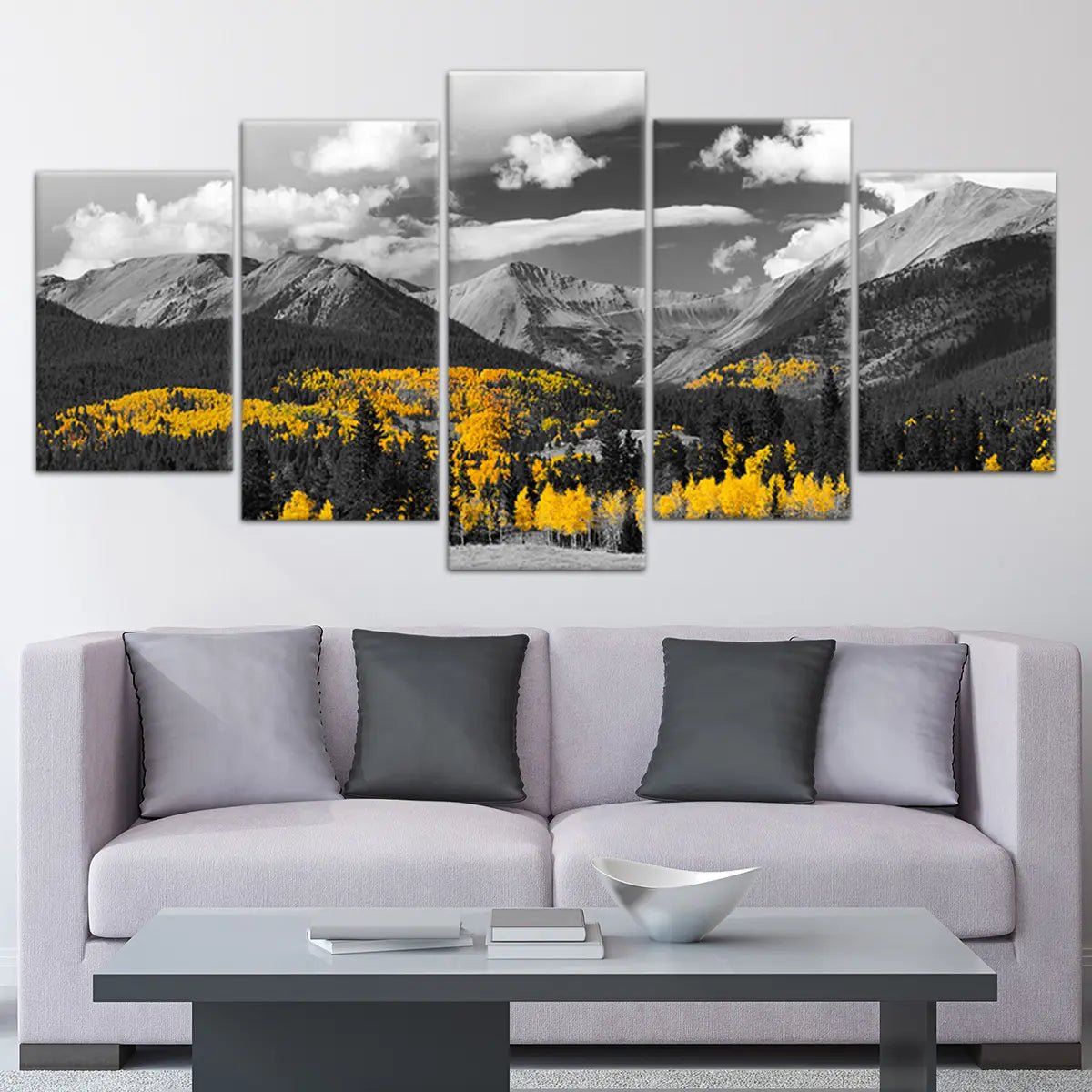 Black And White Forest Wall Art Canvas-Stunning Canvas Prints