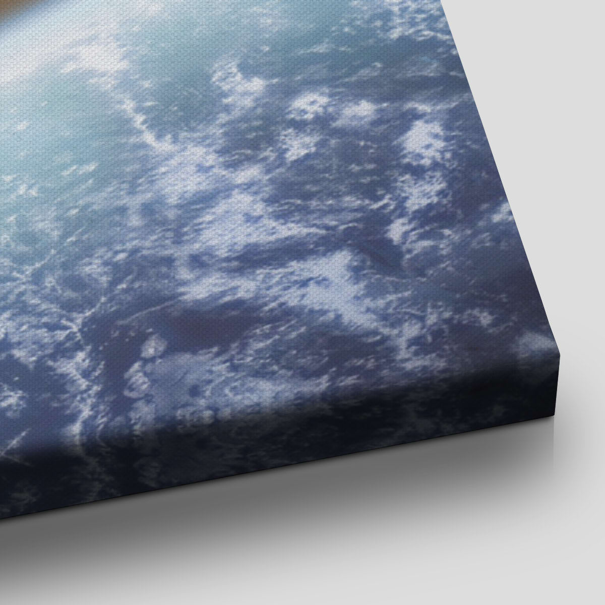 Astronaut In Outer Space Canvas Wall Art