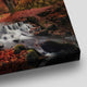 Red Autumn Forest Wall Art Canvas-Stunning Canvas Prints