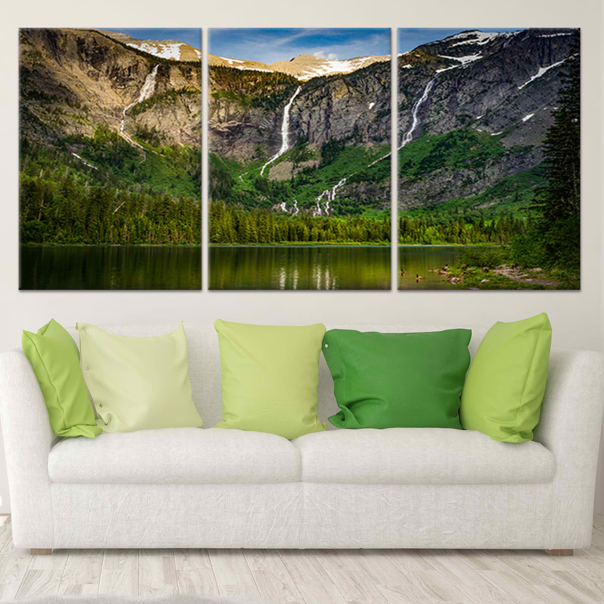 Glacier National Park Wall Art Canvas