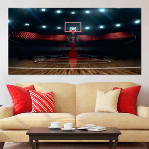 Basketball Court Wall Art Canvas Print-Stunning Canvas Prints