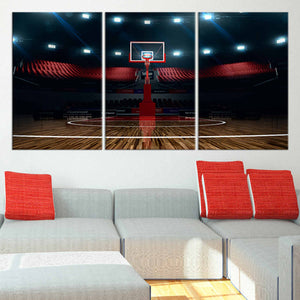 Basketball Court Wall Art Canvas Print-Stunning Canvas Prints