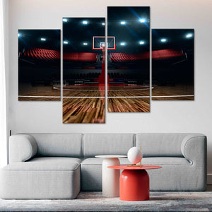 Basketball Court Wall Art Canvas Print-Stunning Canvas Prints