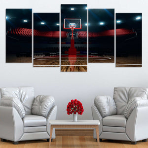 Basketball Court Wall Art Canvas Print-Stunning Canvas Prints