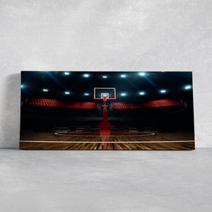 Basketball Court Wall Art Canvas Print-Stunning Canvas Prints