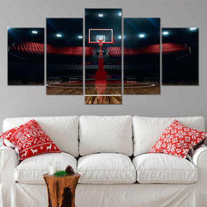Basketball Court Wall Art Canvas Print-Stunning Canvas Prints