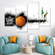 Abstract Basketball Players Wall Art Canvas Print-Stunning Canvas Prints