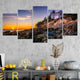 Bass Harbor Lighthouse Sunset Wall Art Canvas-Stunning Canvas Prints