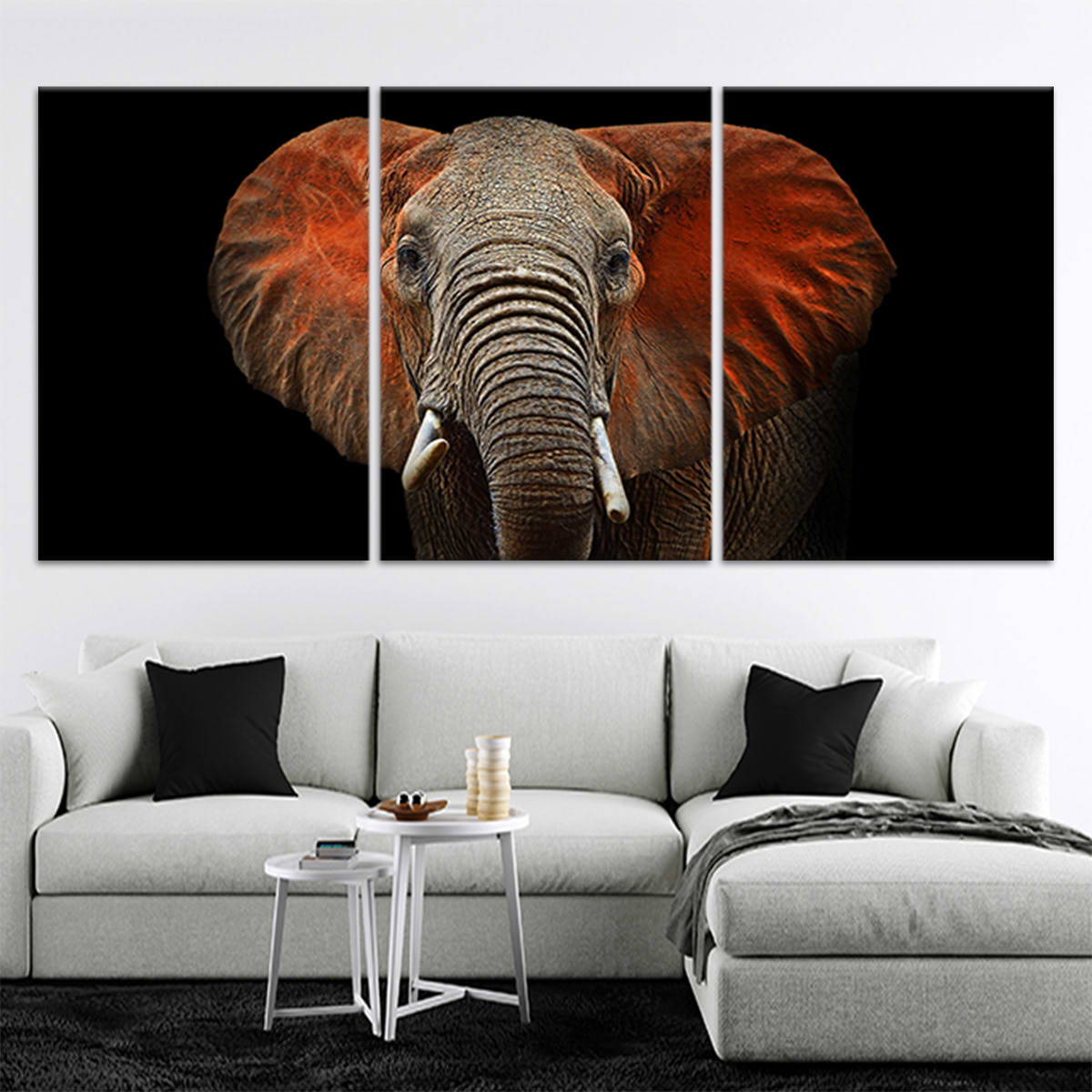Kenyan Elephant Wall Art-Stunning Canvas Prints