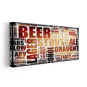 Styles Of Beer Wall Art Canvas Print-Stunning Canvas Prints