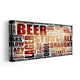 Styles Of Beer Wall Art Canvas Print-Stunning Canvas Prints