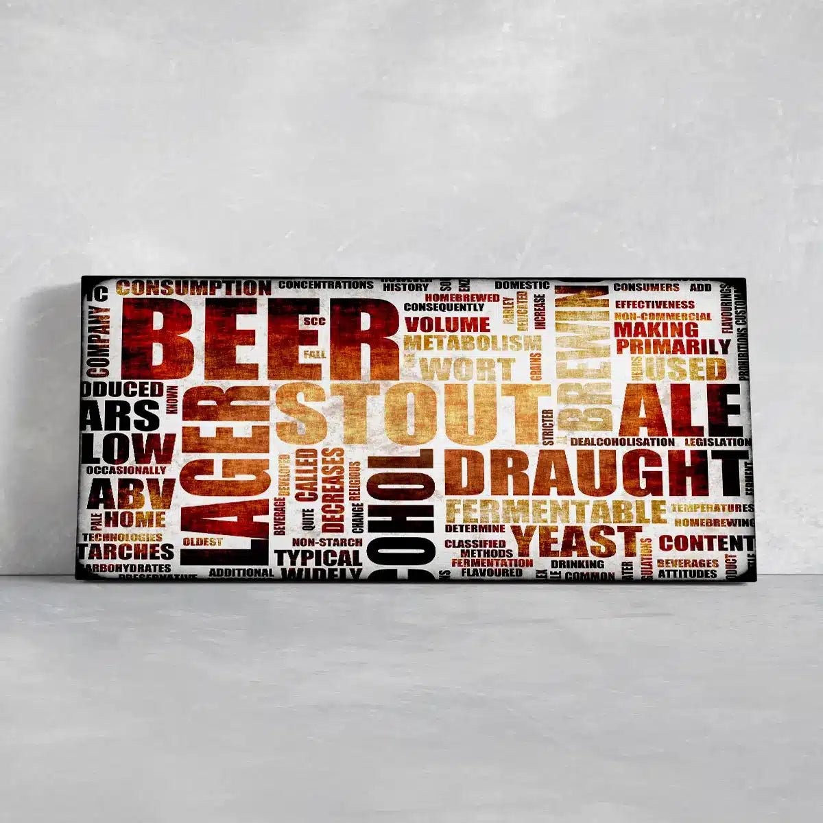 Styles Of Beer Wall Art Canvas Print-Stunning Canvas Prints