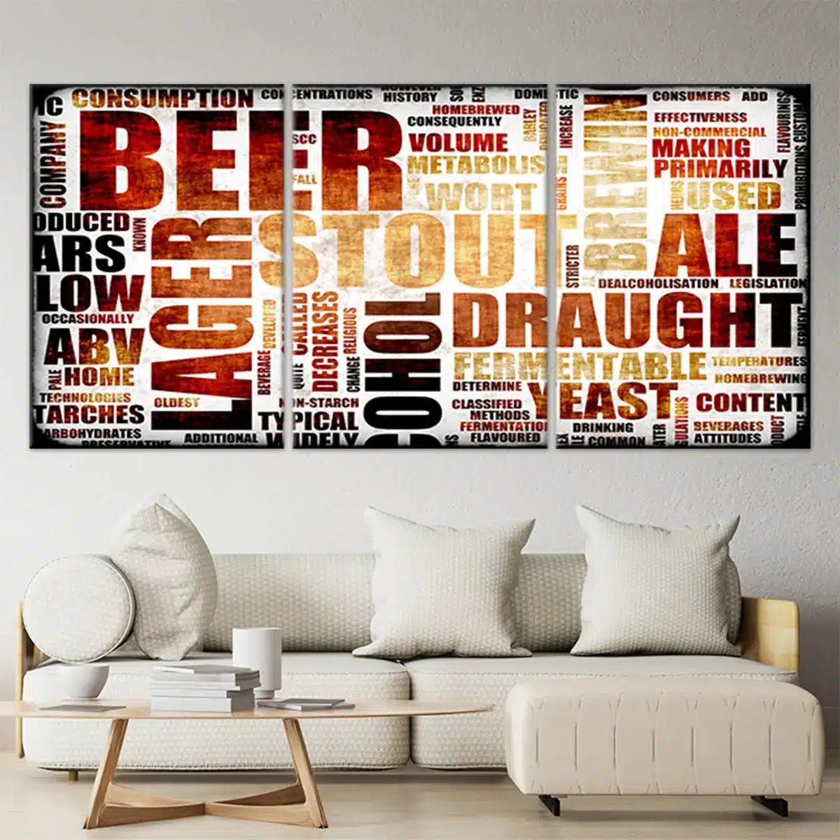 Styles Of Beer Wall Art Canvas Print-Stunning Canvas Prints