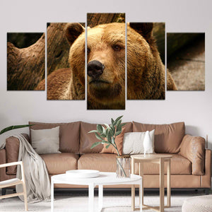 Alaskan Grizzly Bear Wall Art Canvas-Stunning Canvas Prints