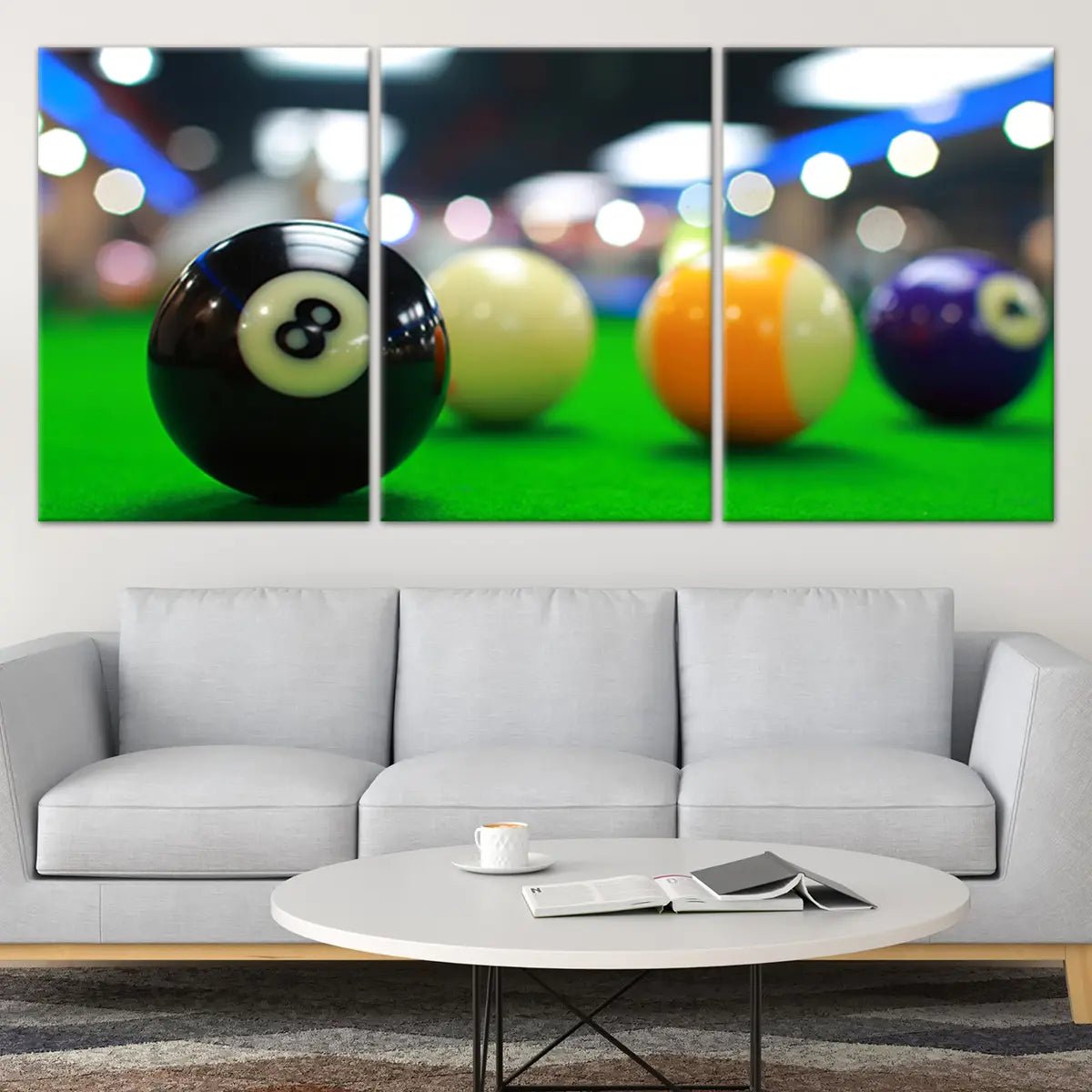 Billiard Pool Balls Wall Art Canvas Print-Stunning Canvas Prints