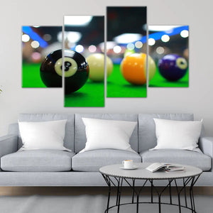 Billiard Pool Balls Wall Art Canvas Print-Stunning Canvas Prints
