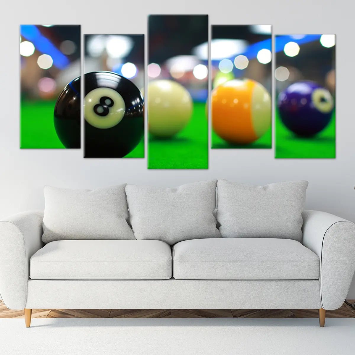 Billiard Pool Balls Wall Art Canvas Print-Stunning Canvas Prints