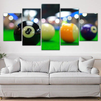 Billiard Pool Balls Wall Art-Stunning Canvas Prints