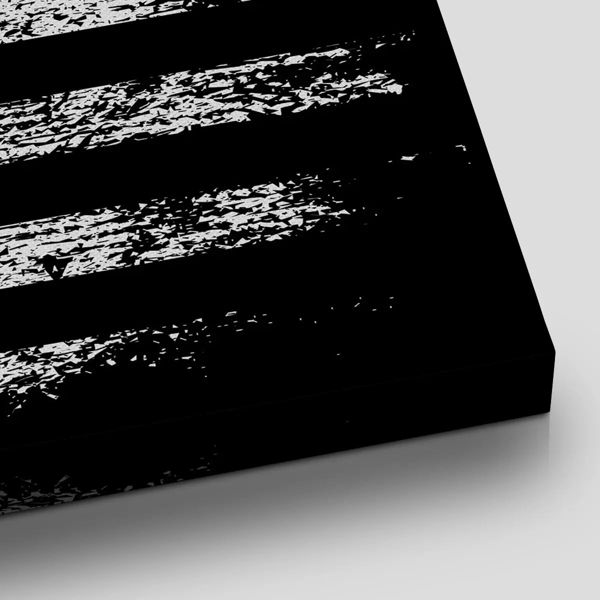 Black And White American Flag Wall Art-Stunning Canvas Prints