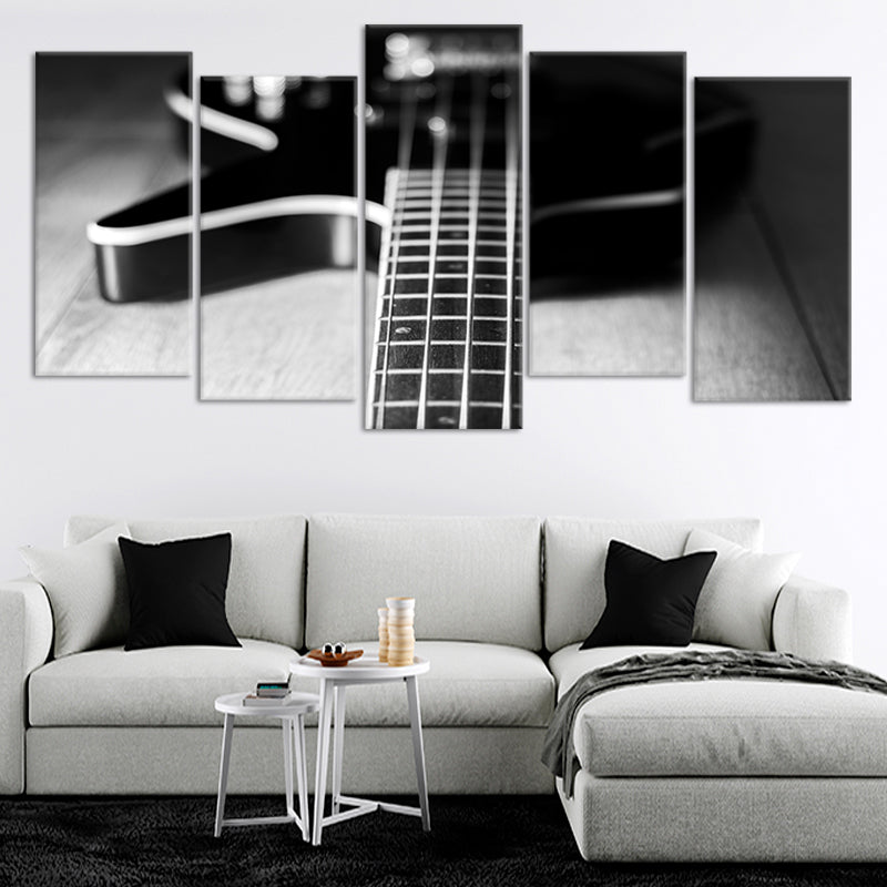 Black Bass Guitar Wall Art Canvas Print-Stunning Canvas Prints