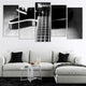 Black Bass Guitar Wall Art Canvas Print-Stunning Canvas Prints