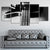 Black Bass Guitar Panel Canvas Wall Art 1 piece