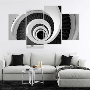 Large Black and White Staircase Wall Art For Living Room Wall-Stunning Canvas Prints