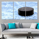 Black Hockey Puck Canvas Wall Art-Stunning Canvas Prints